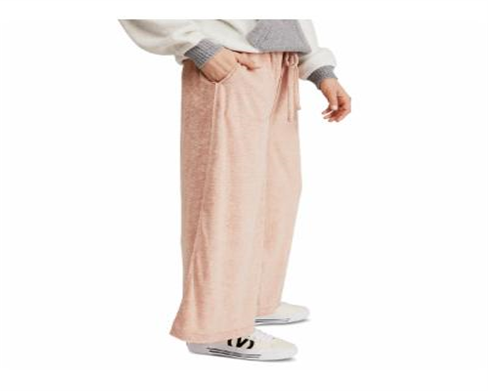 Calças femininas Make It Maxi Wide Leg da Free People, rosa, tamanho X-S