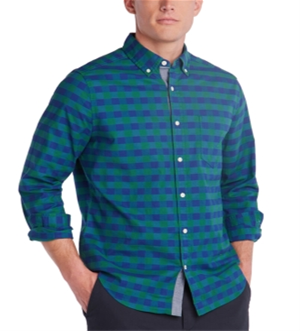 Camisa Oxford Masculina Nautica Classic Fit Verde Tamanho XX-G