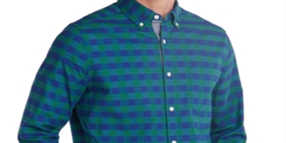 Camisa Oxford Masculina Nautica Classic Fit Verde Tamanho XX-G