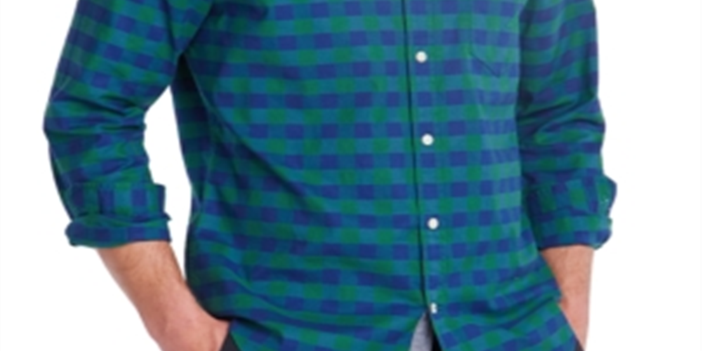 Camisa Oxford Masculina Nautica Classic Fit Verde Tamanho XX-G