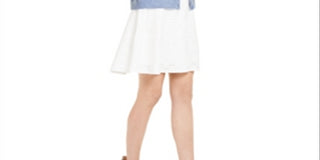 Cardigan feminino de cashmere essencial Charter Club azul - tamanho pequeno