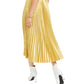 Saia plissada MIDI Guess feminina, tamanho dourado, tamanho X-S