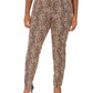 Calça casual feminina INC International Concepts 0178 com estampa animal, laranja, tamanho 22W