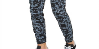 Calça jogger camuflada masculina American Rag, ajuste relaxado, cinza, tamanho grande