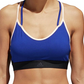 Sutiã Adidas Mystery All Me Strappy Feminino Preto-Azul Tamanho P