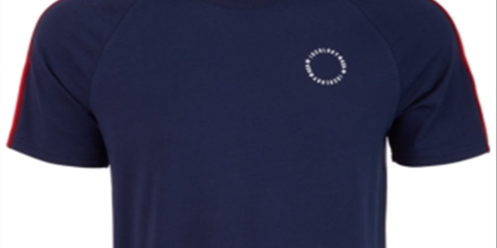 Camiseta gráfica masculina ID Ideology azul tamanho XX-G