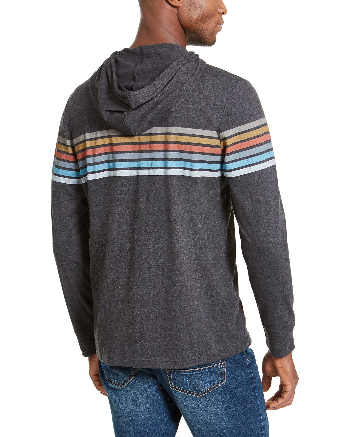 Moletom American Rag Masculino com Listras no Peito Preto Tamanho XXG