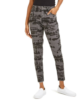 Calça jeans skinny tie-dye Tinseltown Junior's cinza tamanho 9