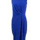 Vestido plissado feminino Calvin Klein azul tamanho 2