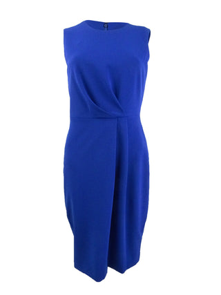 Vestido plissado feminino Calvin Klein azul tamanho 2