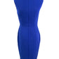 Vestido plissado feminino Calvin Klein azul tamanho 2