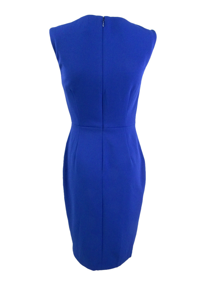 Vestido plissado feminino Calvin Klein azul tamanho 2