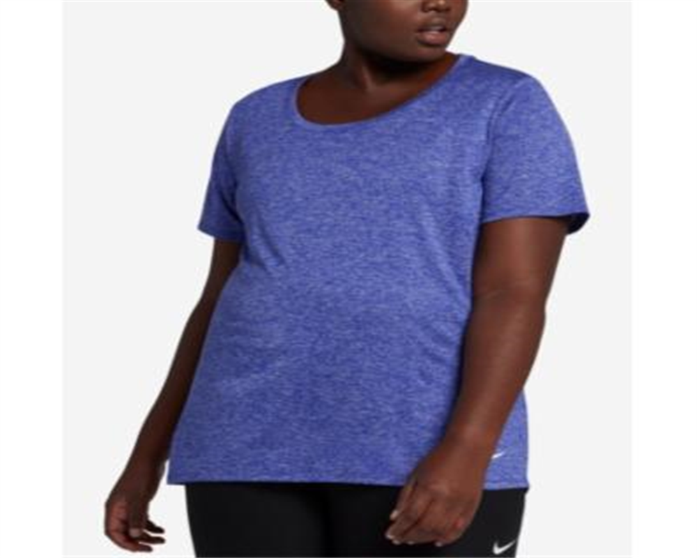 Camiseta Nike Plus Dry Legend Training Feminina Azul Tamanho 2X