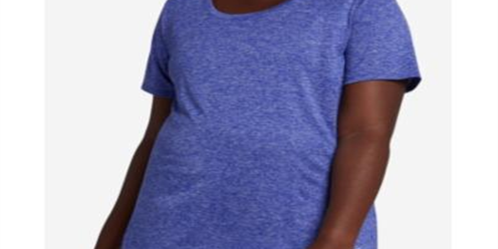 Camiseta Nike Plus Dry Legend Training Feminina Azul Tamanho 2X