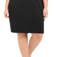 Vestido justo plus size feminino Alfani, preto, tamanho 26W