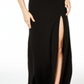 Vestido feminino Bee Darlin Illusion Waist A Line, preto, tamanho 1/2