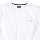 Camiseta masculina Attack Life by Greg Norman com gola redonda e logotipo, tamanho médio, branca