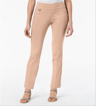 Calça skinny Alfani feminina com controle de barriga, rosa, tamanho 6, pequena