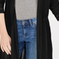 Cardigan feminino Pointelle Duster da Charter Club, preto, tamanho pequeno G