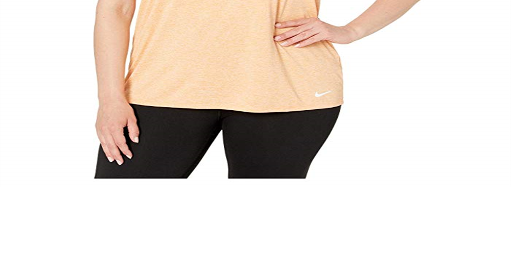 Blusa Nike Plus Fitness Yoga Feminina Laranja Tamanho -1X