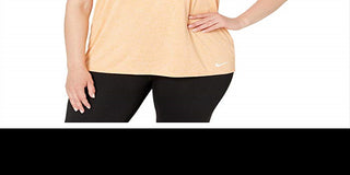 Blusa Nike Plus Fitness Yoga Feminina Laranja Tamanho -1X