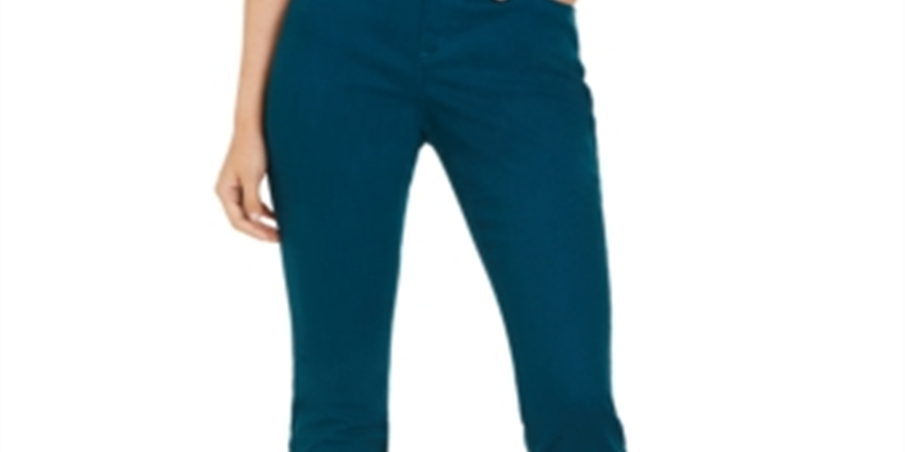 Calça jeans skinny feminina INC International Concepts Essentials Curvy Fit, azul, tamanho 2