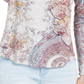 Blusa de malha estampada feminina Style &amp; Co, cinza, tamanho pequeno
