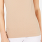 Blusa feminina INC International Concepts com alças finas e decote redondo, marrom, tamanho pequeno