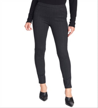 Leggings skinny femininas Sanctuary Window Pane, pretas, tamanho extragrande