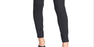 Leggings skinny femininas Sanctuary Window Pane, pretas, tamanho extragrande