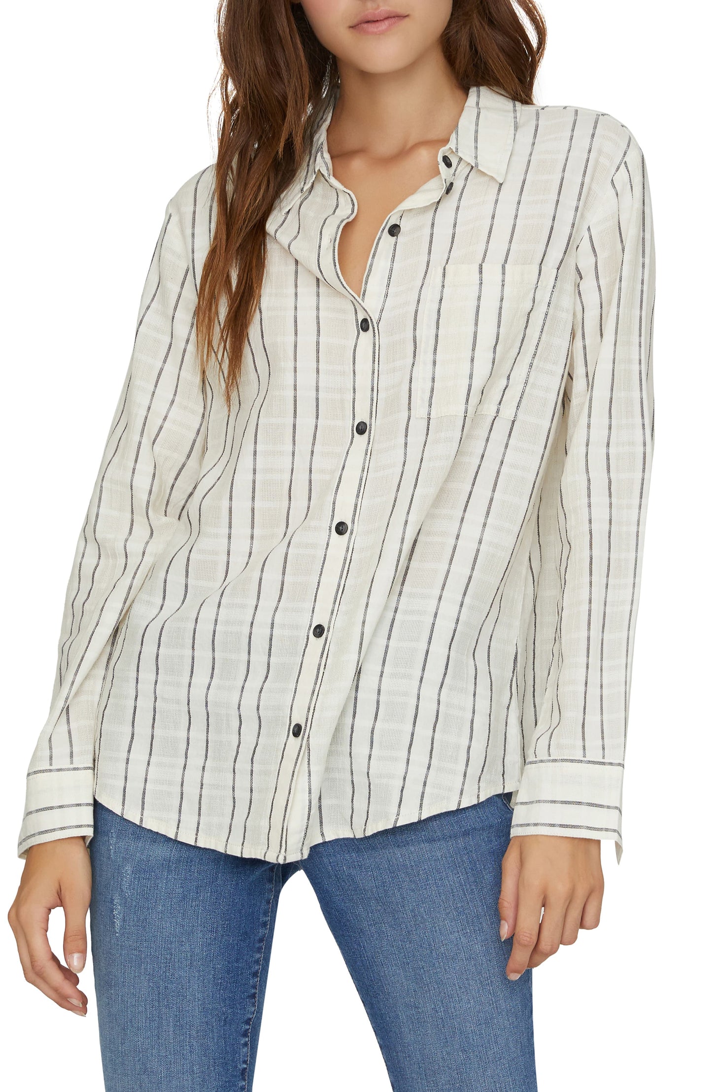 Camisa Boyfriend Keepers Feminina Sanctuary Branca Tamanho Médio