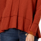 Estilo &amp; Co Feminino Algodão Cano Alto Cano Baixo Marrom Tamanho P