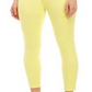 Calça jeans feminina cor-de-rosa celebridade, tamanho 7, amarela