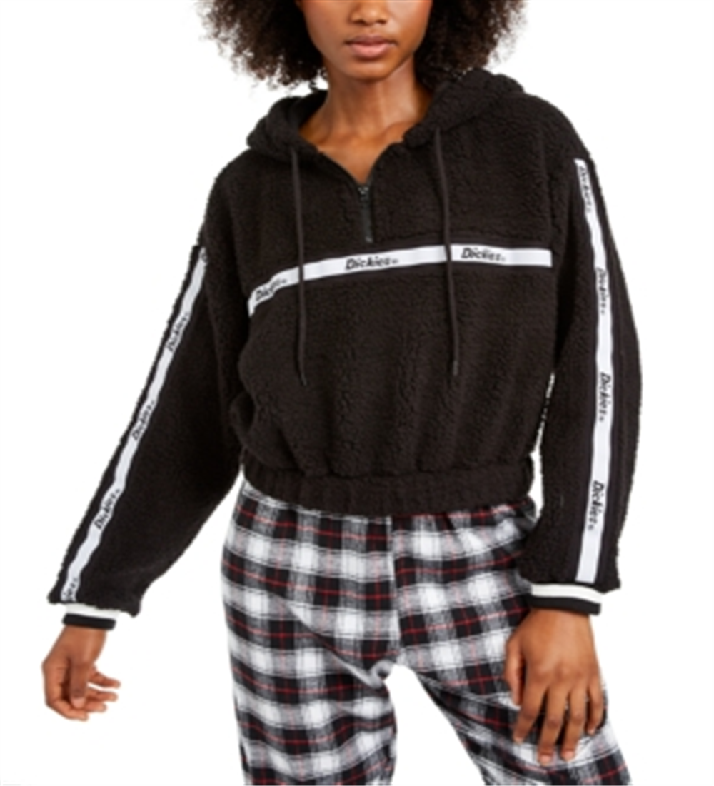 Dickies Moletom curto feminino preto tamanho GG