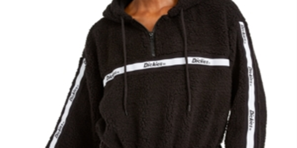 Dickies Moletom curto feminino preto tamanho GG