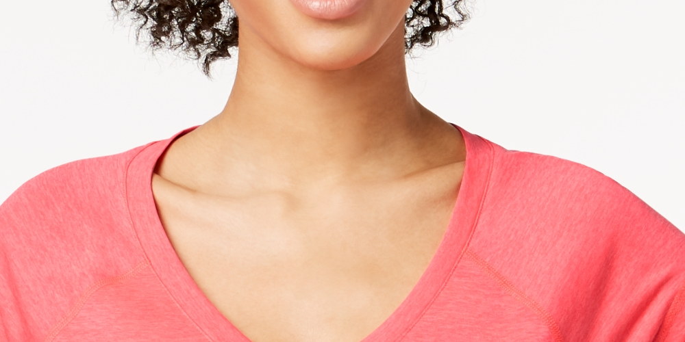 Camiseta Ideology Rapidry Heathered Performance Feminina Rosa Tamanho G