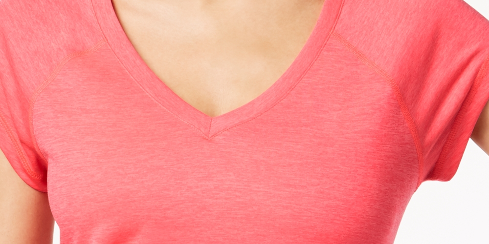 Camiseta Ideology Rapidry Heathered Performance Feminina Rosa Tamanho G