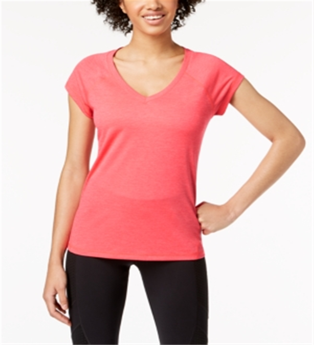 Camiseta Ideology Rapidry Heathered Performance Feminina Rosa Tamanho G