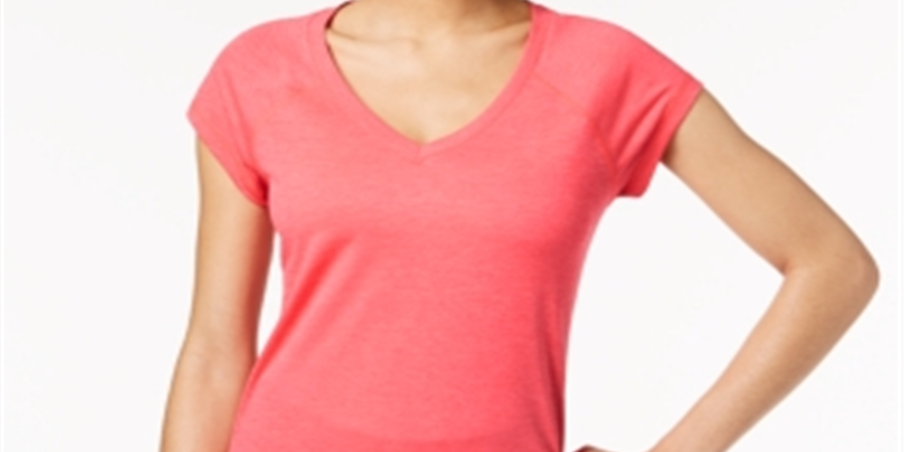 Camiseta Ideology Rapidry Heathered Performance Feminina Rosa Tamanho G