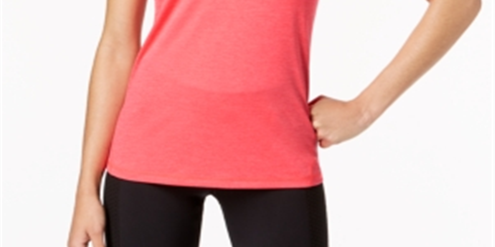 Camiseta Ideology Rapidry Heathered Performance Feminina Rosa Tamanho G