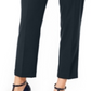 Calça social feminina Calvin Klein reta azul marinho tamanho 0