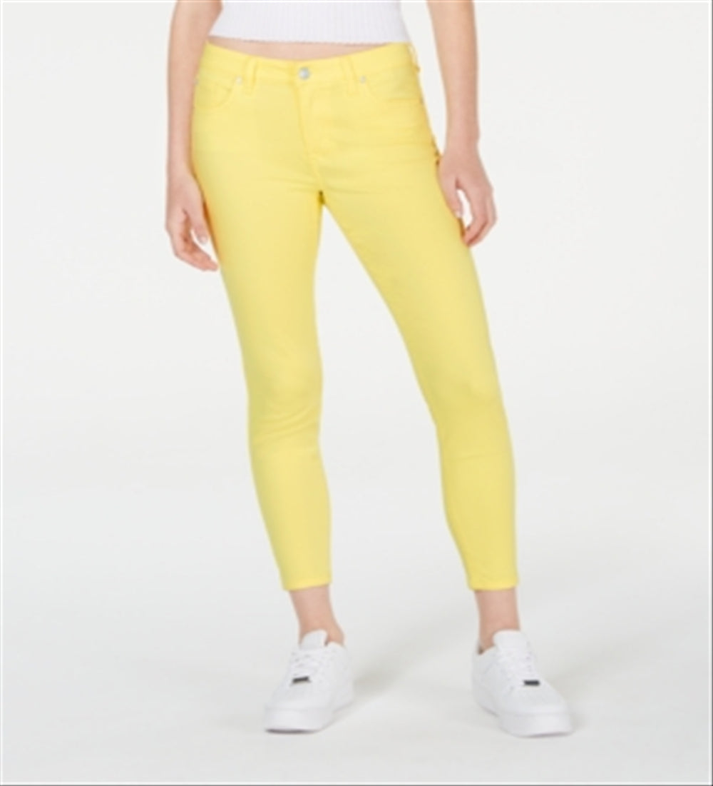 Calça Jeans Skinny Junior Celebrity Pink Tamanho -0 Amarelo