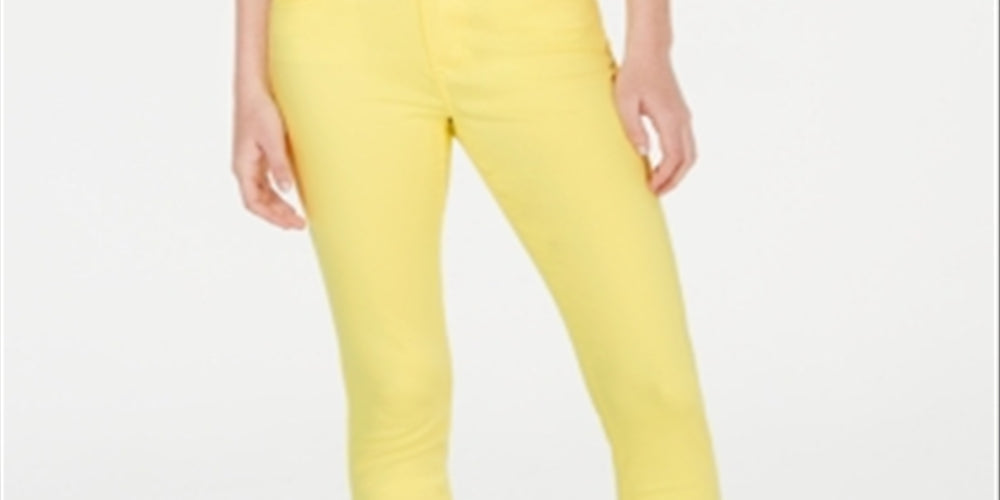 Calça Jeans Skinny Junior Celebrity Pink Tamanho -0 Amarelo