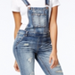Macacão jeans skinny da Dollhouse Junior, azul, tamanho 3