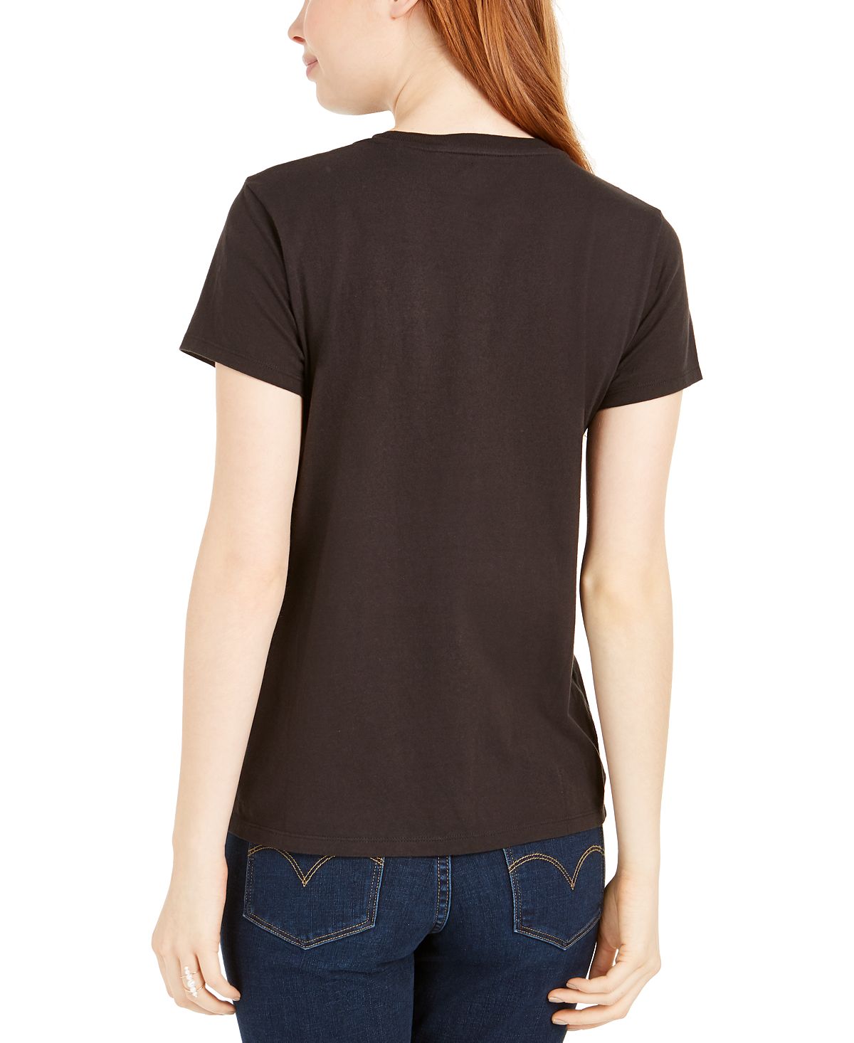 Camiseta Levi's Feminina Perfect Camo Batwing Logo Preta Tamanho XX-G