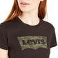 Camiseta Levi's Feminina Perfect Camo Batwing Logo Preta Tamanho XX-G