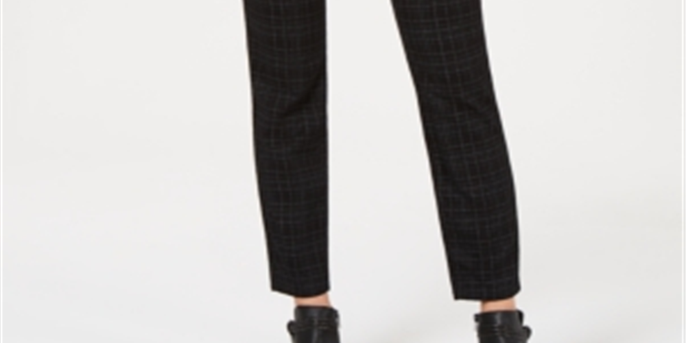 Calça jeans skinny com controle de barriga e ajuste curvilíneo feminino Style &amp; Co, preta, tamanho 8 P