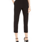 Calça feminina clássica de malha Calvin Klein preta tamanho 8P