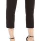 Calça feminina clássica de malha Calvin Klein preta tamanho 8P