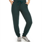 Calça casual feminina Ideology com perna larga e gravata verde tamanho XX-G